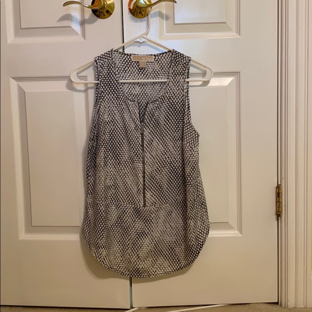 Michael Korea snake print shirt